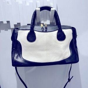 J. Crew pebbled leather hobo bag - cross body, shoulder or hand held + dust bag